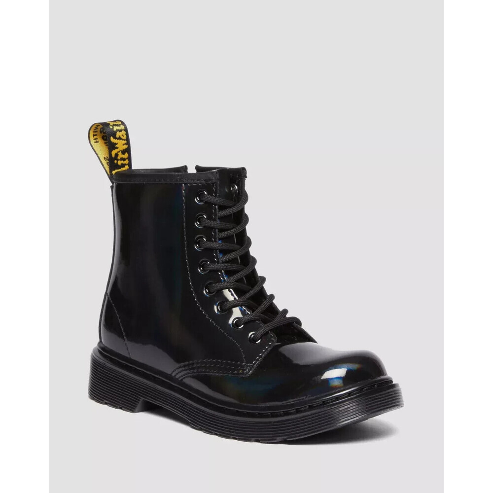 Dr. Martens 1460 30903001 Boot Girls US 2 Black Rainbow Patent Leather RHS6542
